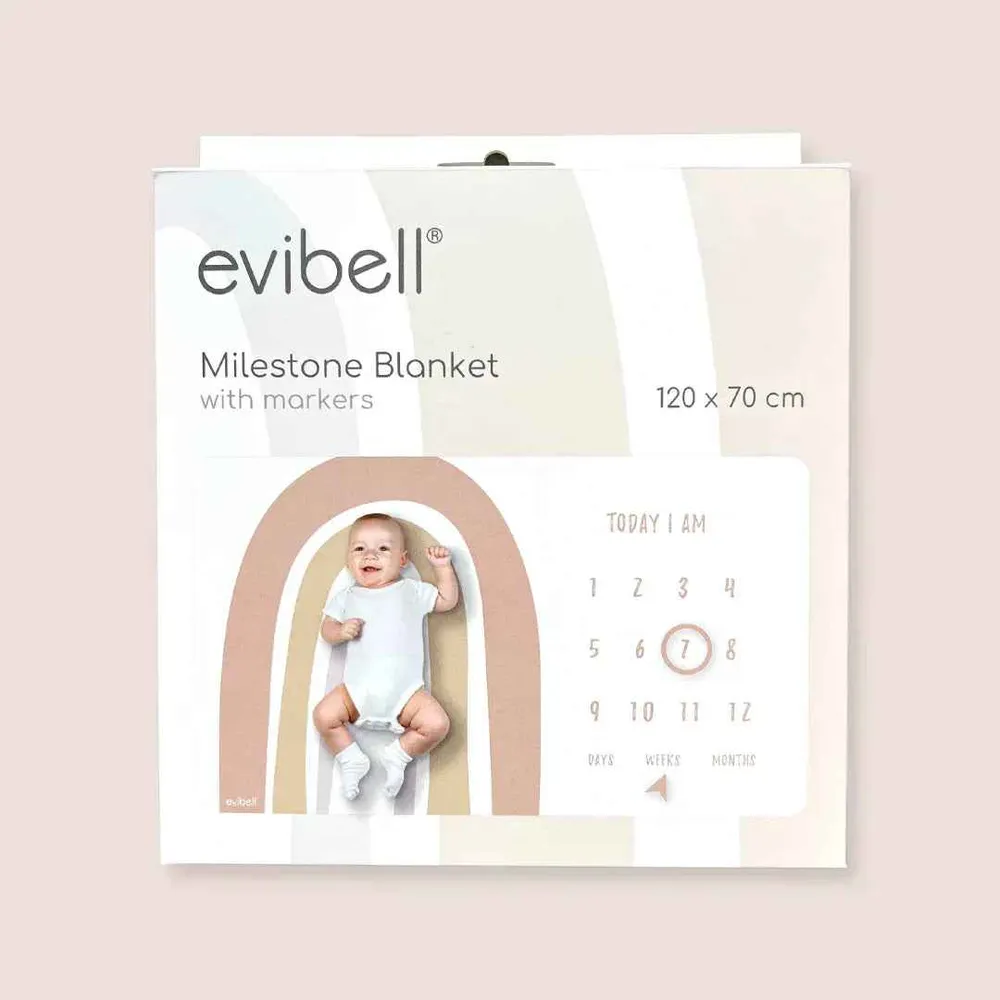 Evibell® Milestone dekica za FOTO uspomene Blush