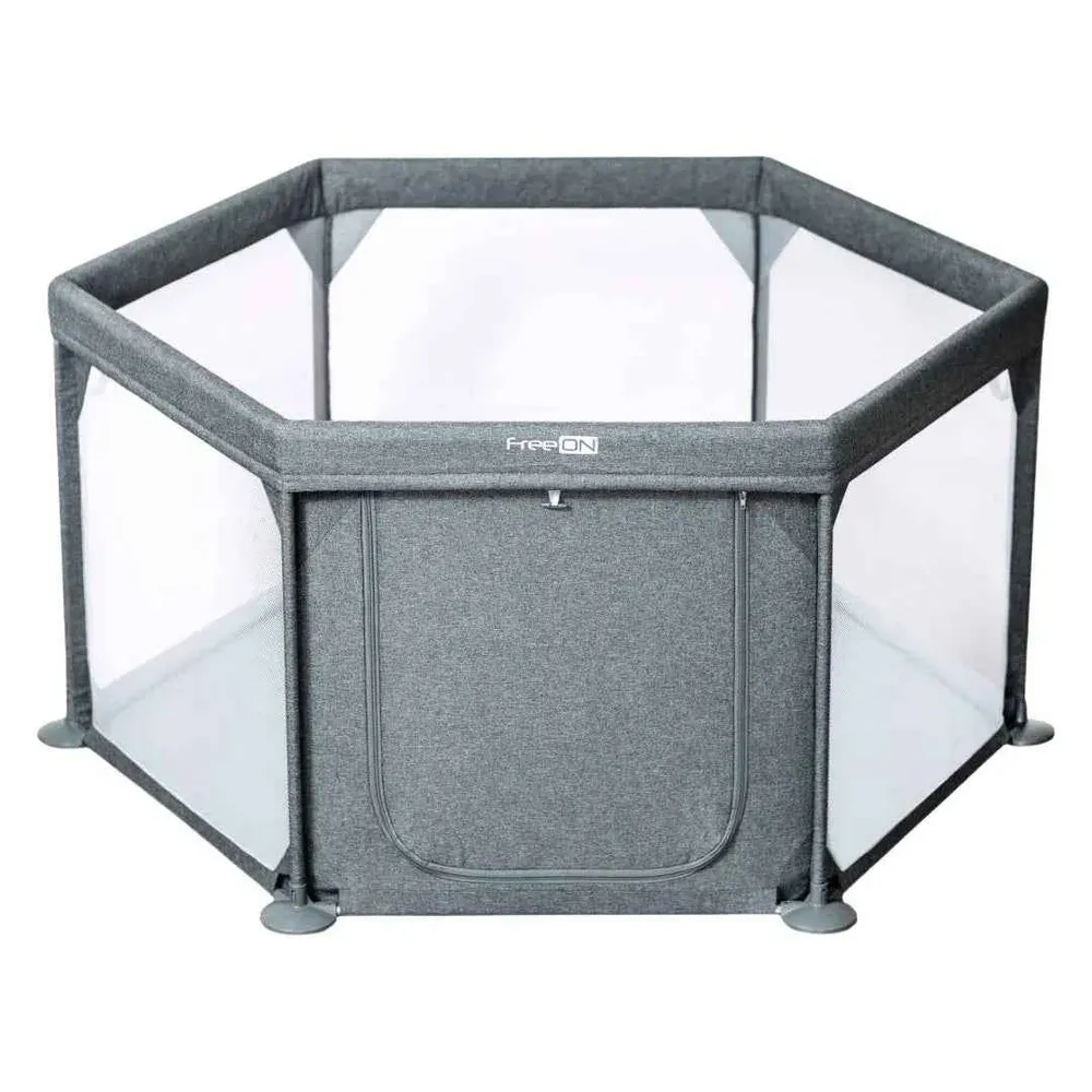 FreeON® Dječja ogradica Hexagon Grey Antracit