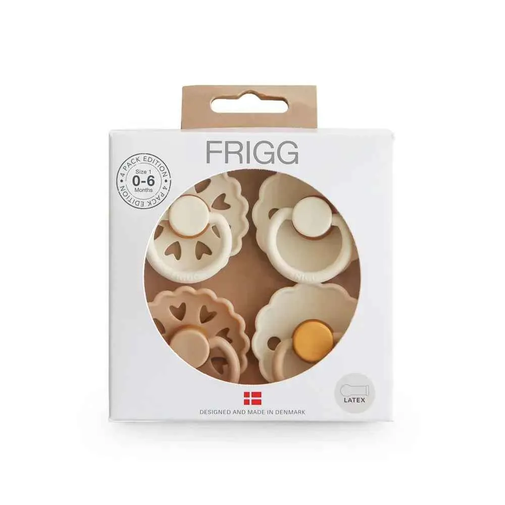 Frigg® Set 4 duda od kaučuka Snowflake Dream (0-6m)