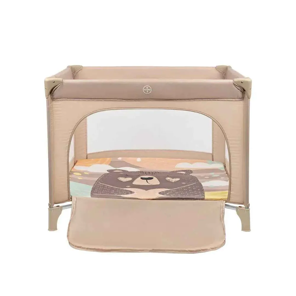 KikkaBoo® dječja igraonica 97x97 Enjoy Beige Bear