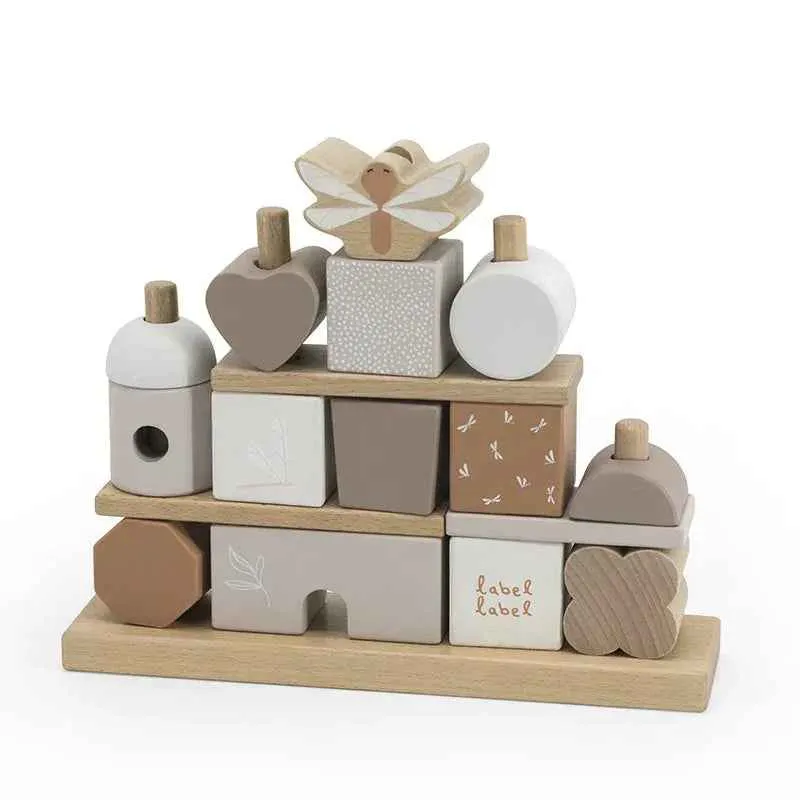 Label Label® Drvena didaktička kućica House Nougat