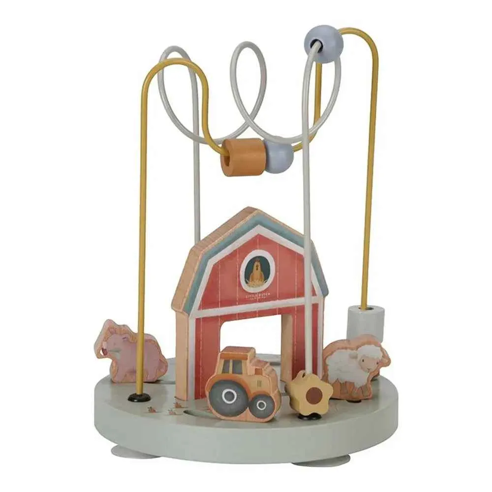 Little Dutch® Didaktička drvena spirala Little Farm