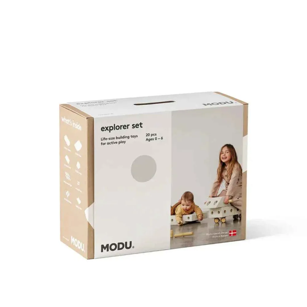 Modu® Explorer set - Sand Grey / Honey Yellow