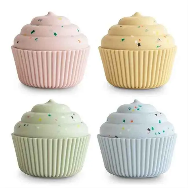 Mushie® Mix and Match Cupcake igračke za kupanje