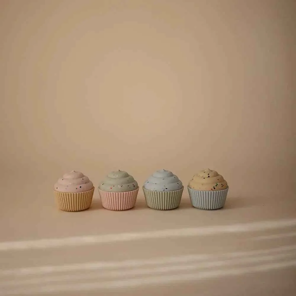 Mushie® Mix and Match Cupcake igračke za kupanje