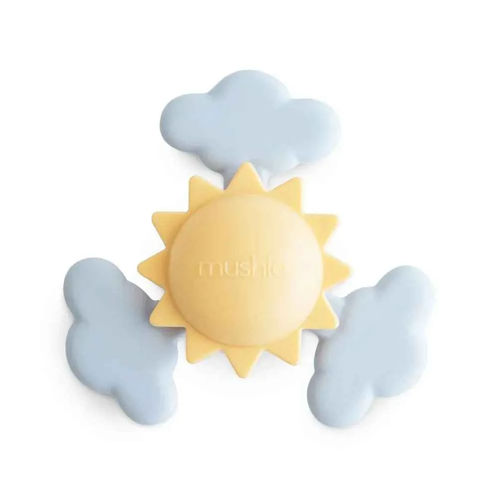 Mushie® Silikonska igrač Spinner Toy Sunshine