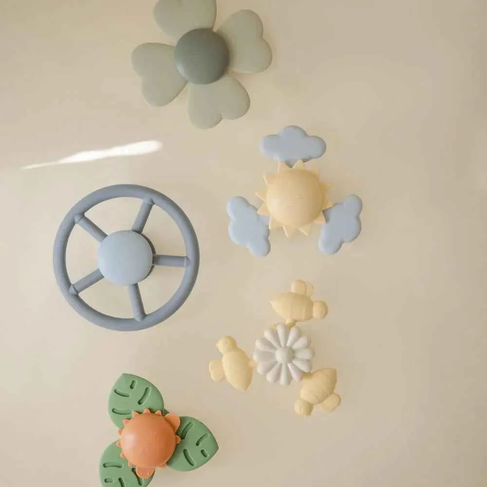 Mushie® Silikonska igračka Spinner Toy Wheel