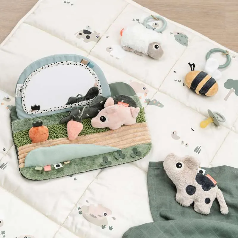 Done Deer Tummy Time Sensoričko Ogledalo - Mala Farma - Mješavina boja
