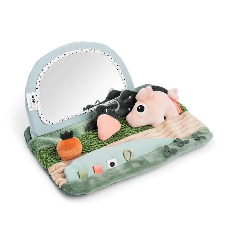 Done Deer Tummy Time Sensoričko Ogledalo - Mala Farma - Mješavina boja