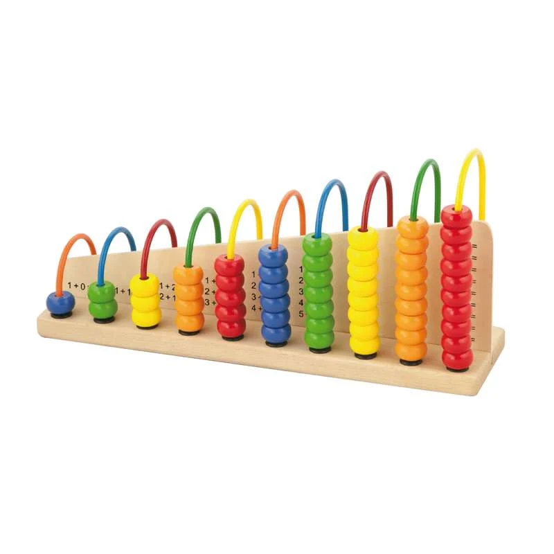 Kid'oh Okvir za kuglice s drvenim perlicama - 1-10