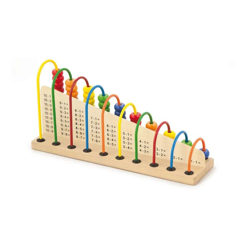 Kid'oh Okvir za kuglice s drvenim perlicama - 1-10