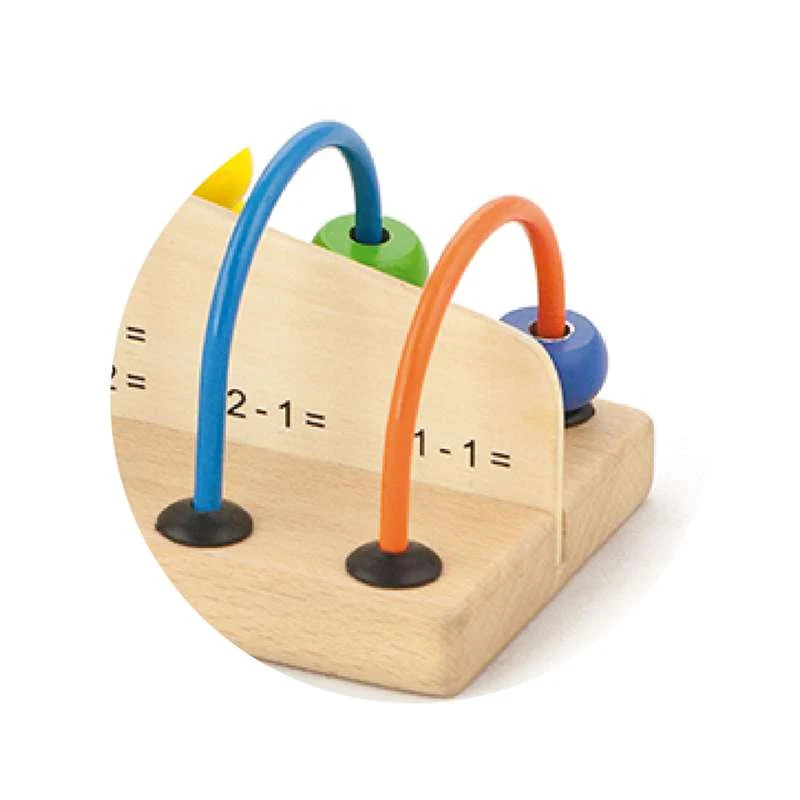 Kid'oh Okvir za kuglice s drvenim perlicama - 1-10