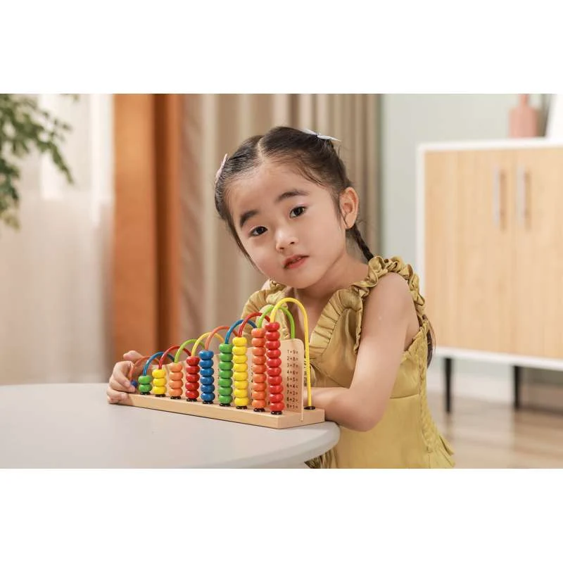 Kid'oh Okvir za kuglice s drvenim perlicama - 1-10