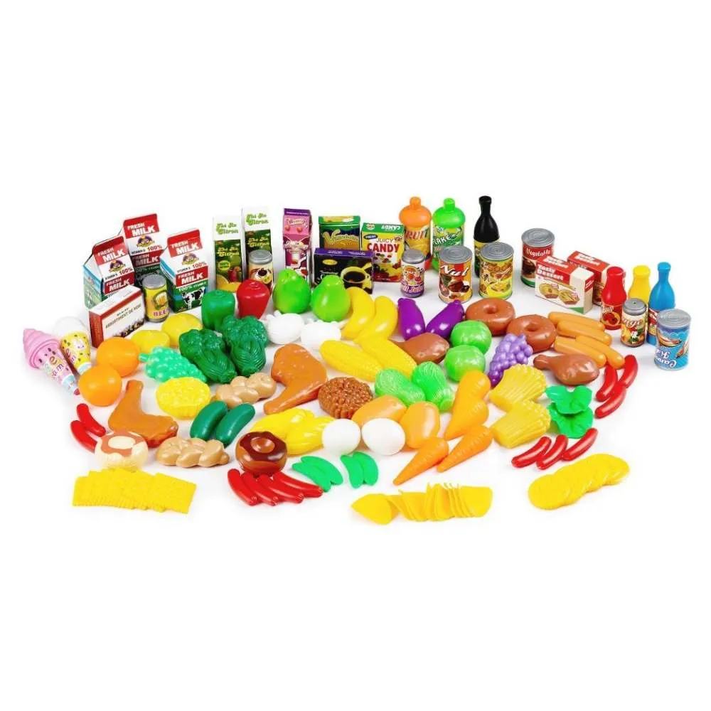 Plastič set hrane, povrće s dodacima, 120 komada
