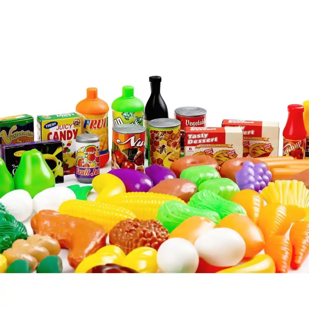 Plastič set hrane, povrće s dodacima, 120 komada