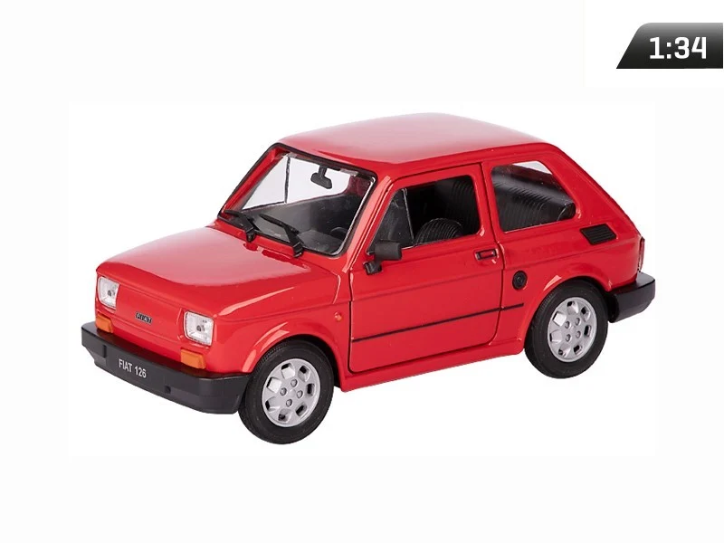 1:34 model, PRL FIAT 126p, crveni (A884F126C)