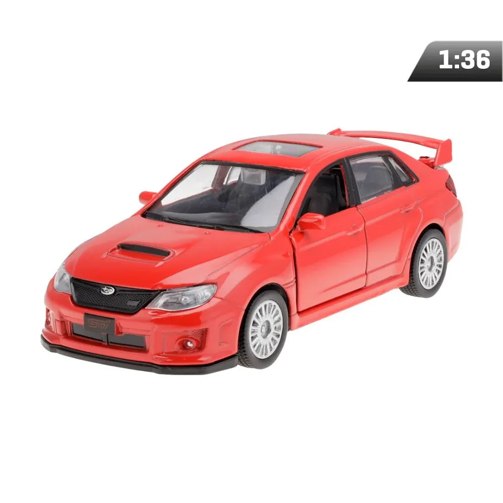 1:36 RMZ Subaru WRX STI 2010, crveni model