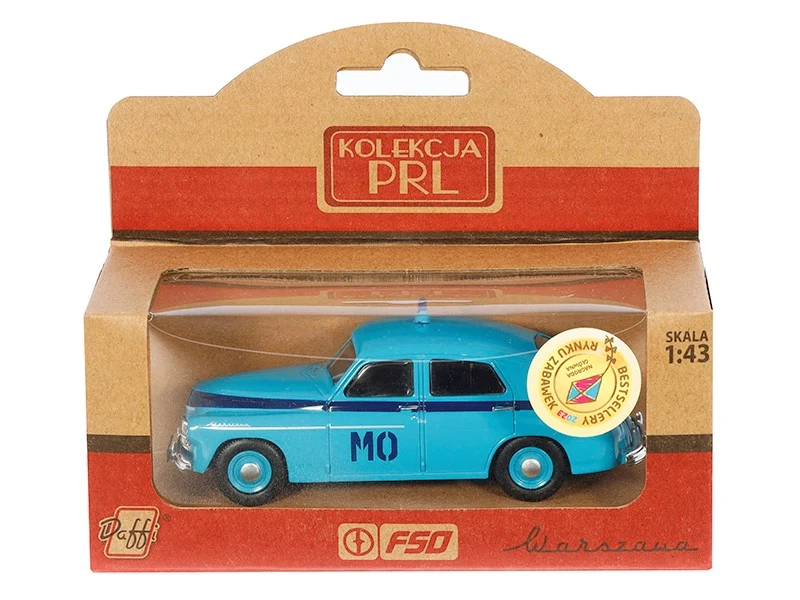 1:43 PRL WARSZAWA M20 MO model, plavi