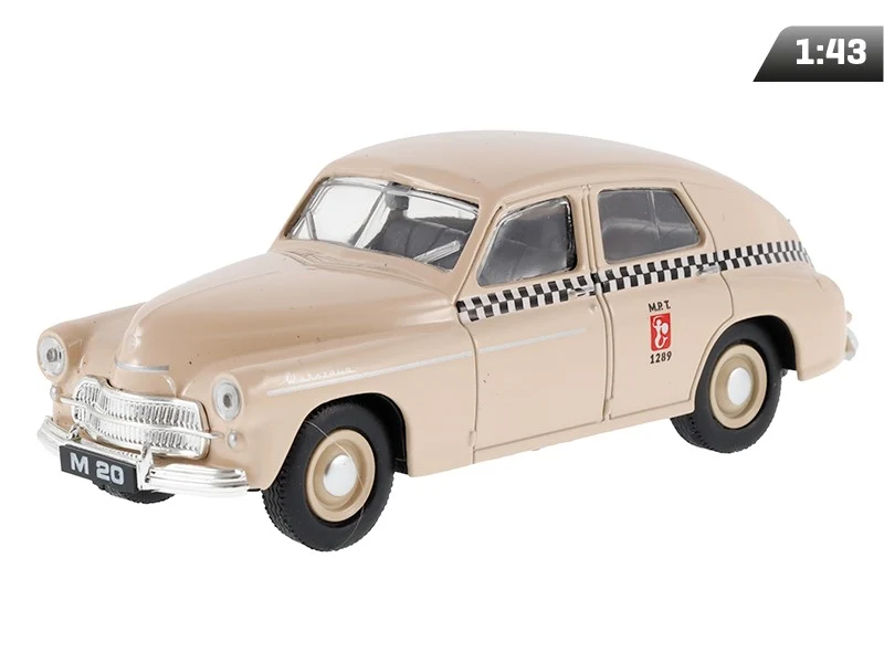 1:43 PRL WARSZAWA M20 TAXI, bež model