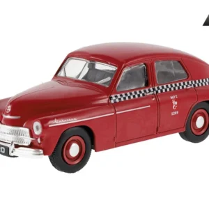 1:43 PRL WARSZAWA M20 TAXI model, boja trešnje
