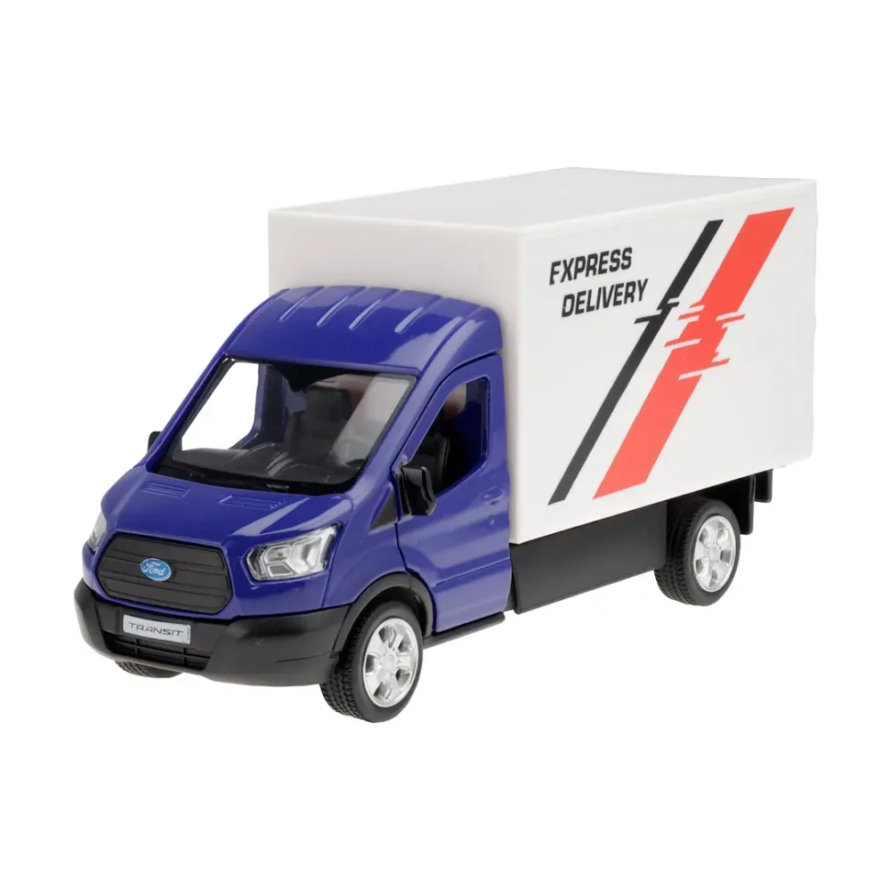 1:43 RMZ Ford Transit Chassis Cab 2018, plavi model