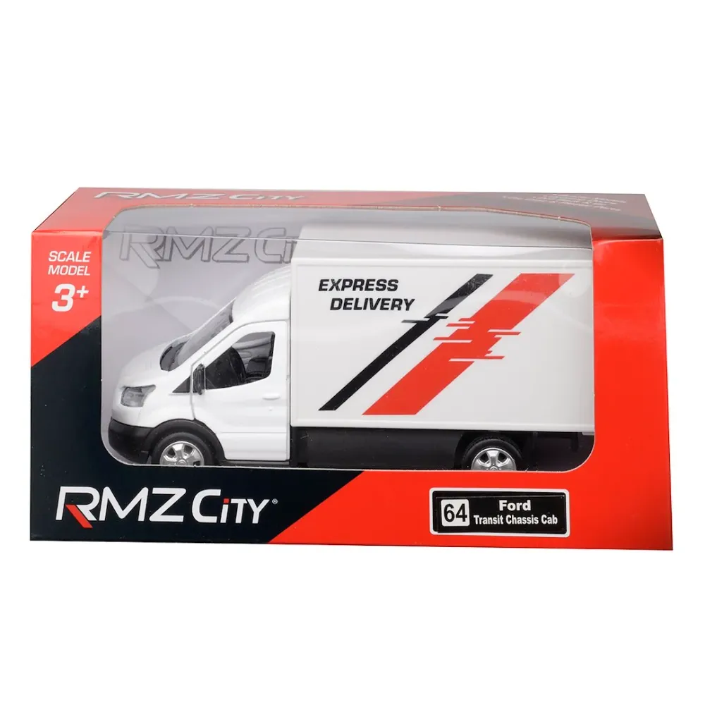 1:43 RMZ model Ford Transit Chassis Cab 2018, bijeli