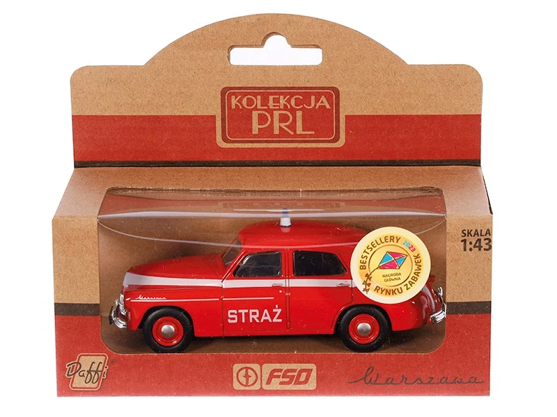 1:43 Warszawa M-20 Guard, crveni model