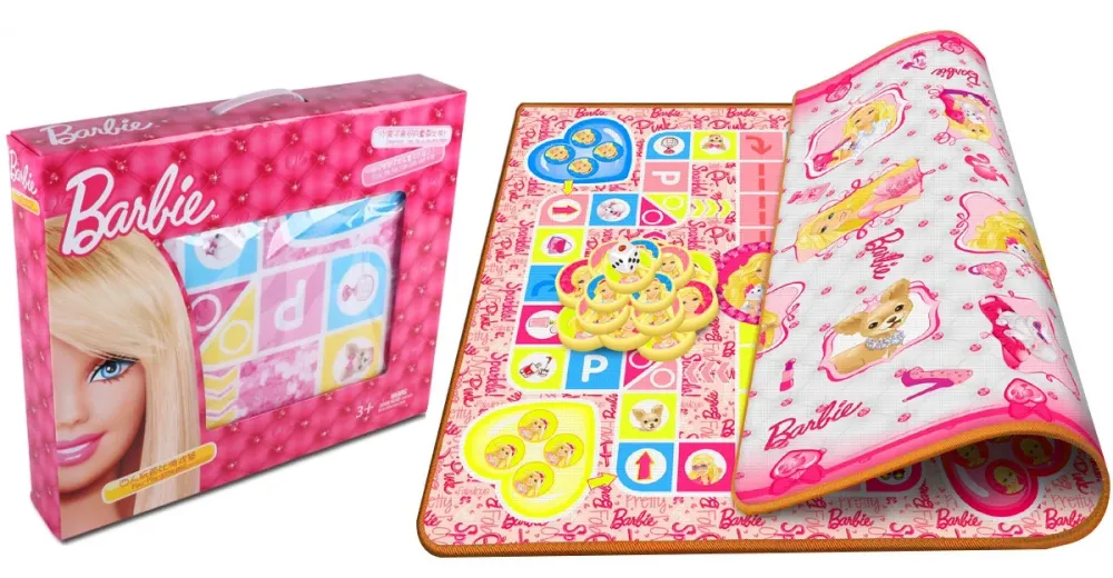 2u1 dječja Barbie prostirka i društvena igra (dostava besplatna)