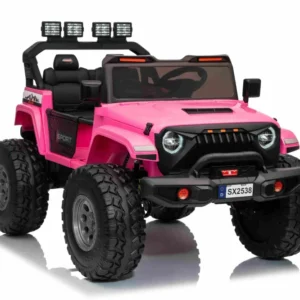 Auto na akumulator Extreme Sport 4x4 s podesivom dužinom vozila - dvosjed - rozi