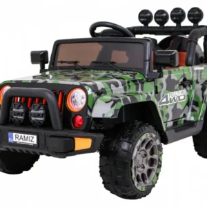 Auto na akumulator Full Time 4WD 4x4 - army