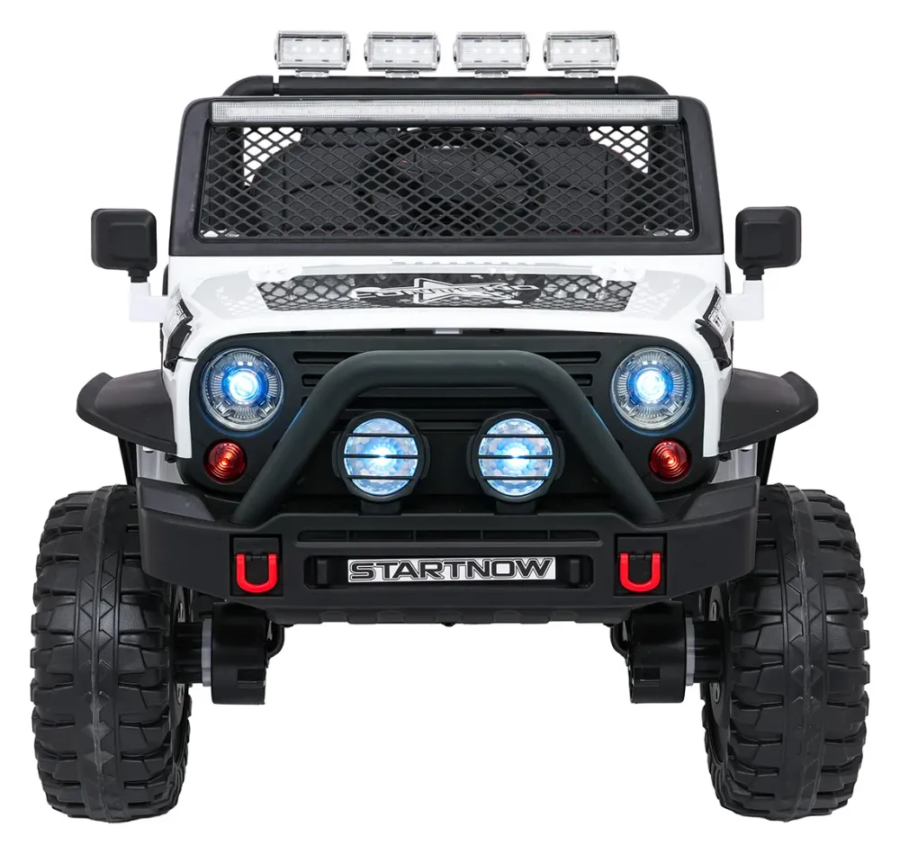 Auto na akumulator Jeep BEAST 4x4 - bijeli