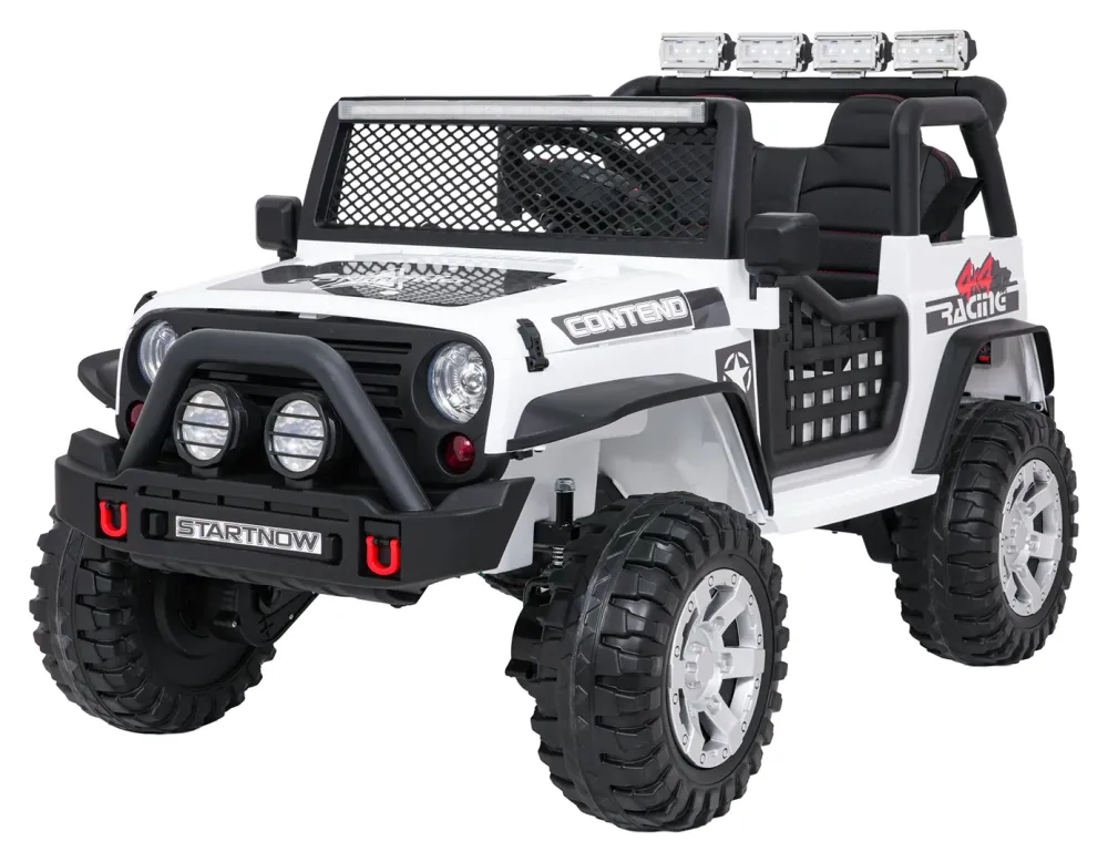 Auto na akumulator Jeep BEAST 4x4 - bijeli