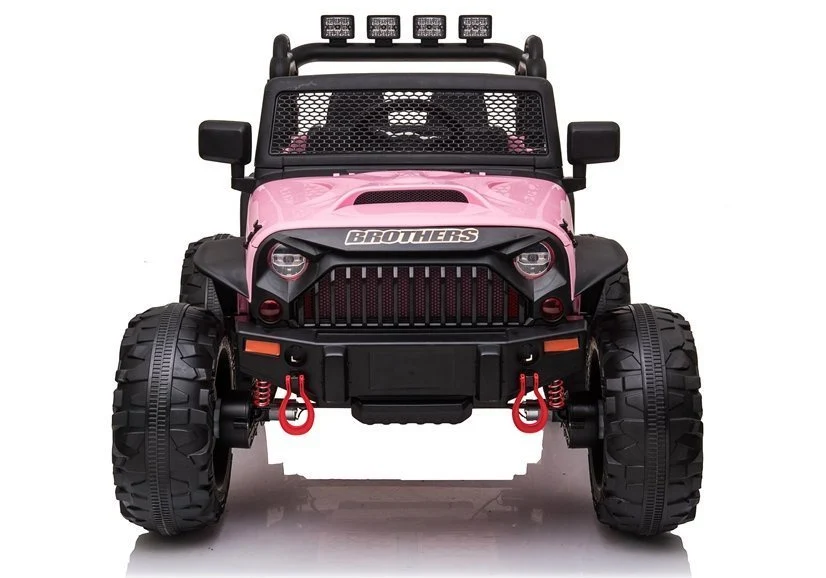 Auto na akumulator Jeep Brother JC666 - svijetlo rozi