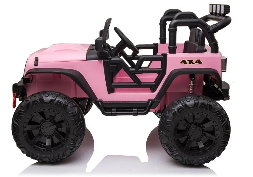 Auto na akumulator Jeep Brother JC666 - svijetlo rozi