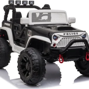Auto na akumulator Jeep JC666 Brother Police - crno/bijeli