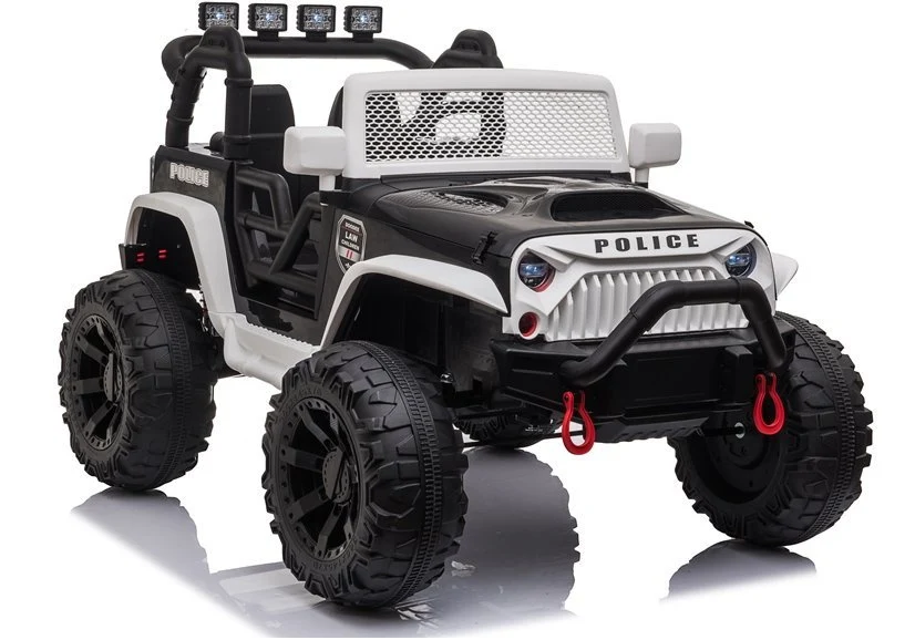 Auto na akumulator Jeep JC666 Brother Police - crno/bijeli
