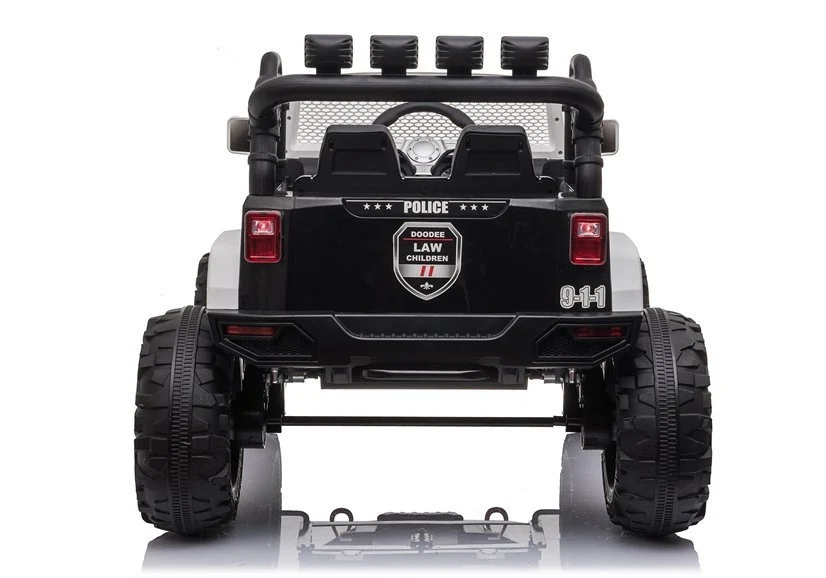 Auto na akumulator Jeep JC666 Brother Police - crno/bijeli