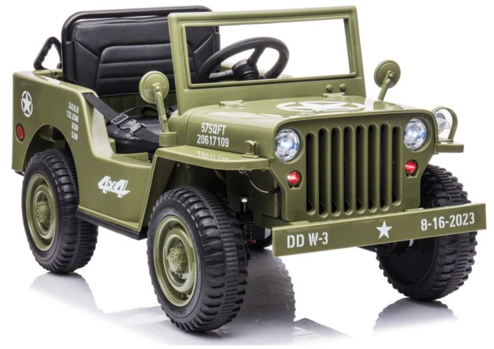Auto na akumulator JH-103 4x4 - maslinasto/zeleni
