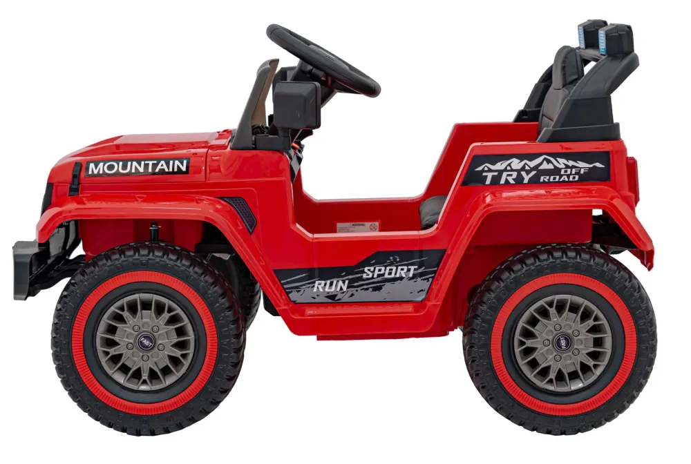 Auto na akumulator Off Road MOUNTAIN - crveni
