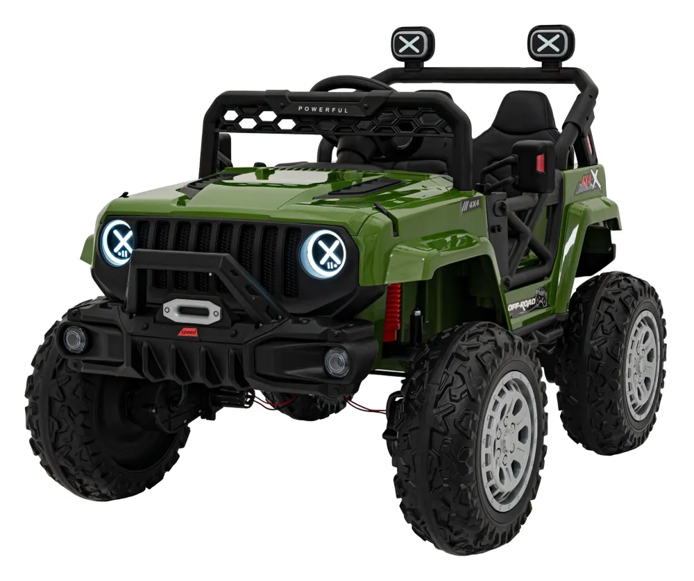 Auto na akumulator OFF ROAD Speed 4x4 - zeleni