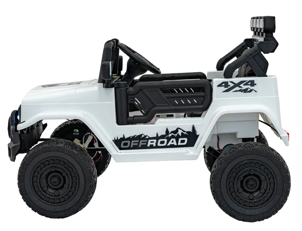 Auto na akumulator Off-Road CLIMBER 4x4 - bijeli