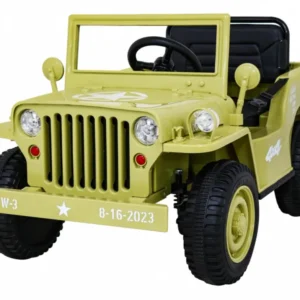 Auto na akumulator Retro Military - bež
