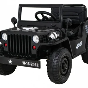Auto na akumulator Retro Military 4x4 - crni
