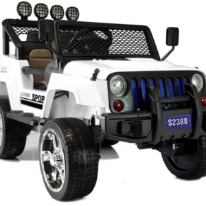 Auto na akumulator S2388 Jeep 4x4 - bijeli