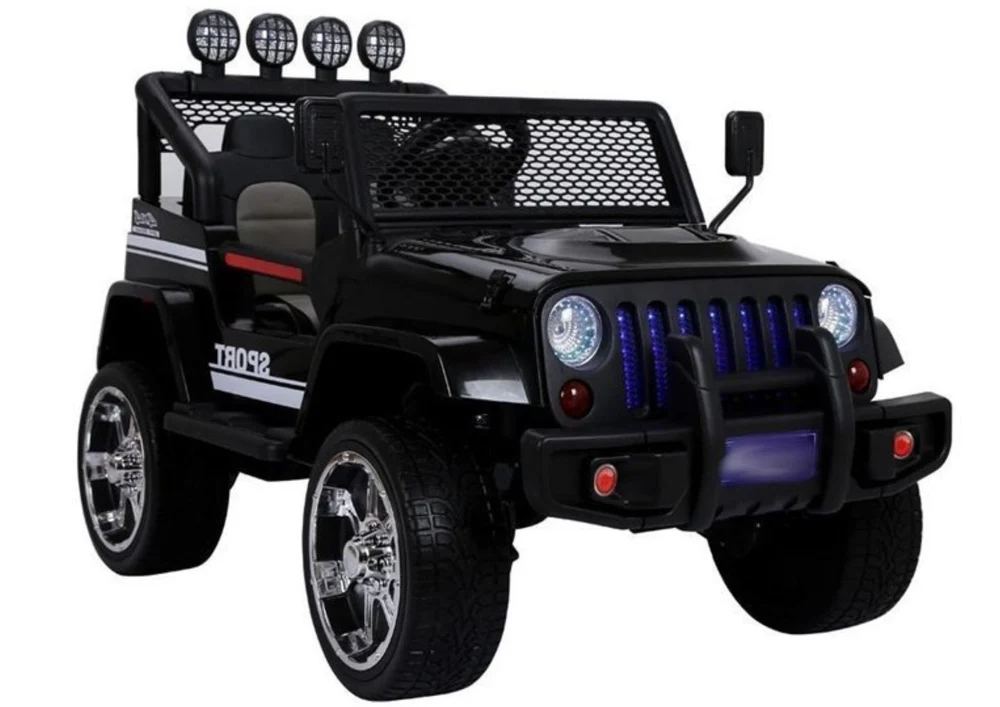 Auto na akumulator S2388 Jeep 4x4 - crni