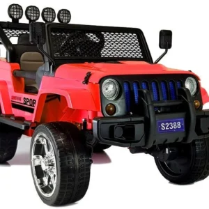 Auto na akumulator S2388 Jeep 4x4 - crveni