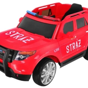 Auto na akumulator SUV Fire Truck - crveni
