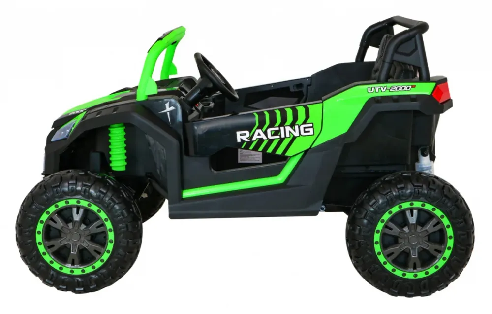 Buggy na akumulator ATV Racing 4x4 - dvosjed - zeleni