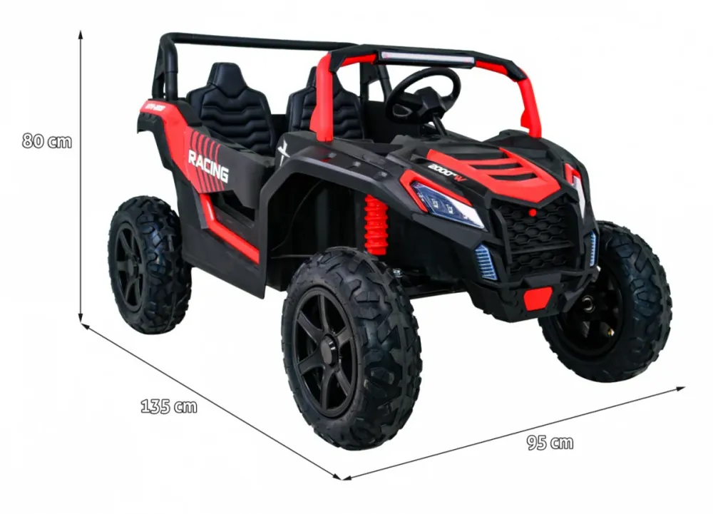 Buggy na akumulator ATV STRONG Racing - DVOSJED - crveni