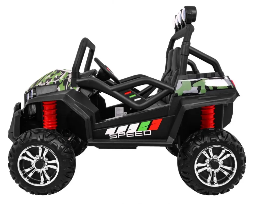 Buggy na akumulator Grand 4x4 LIFT - dvosjed - moro